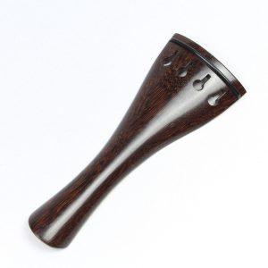 Tailpiece Tamarind Wood - Hollow Tulip with Ebony Trim 10.8cm Violin