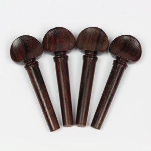 Peg Set Rosewood - Swiss Model Matched Collar Violin