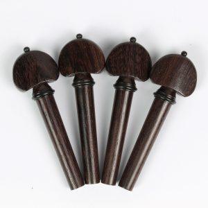Peg Set Rosewood - Hill Model with Black Trim Violin