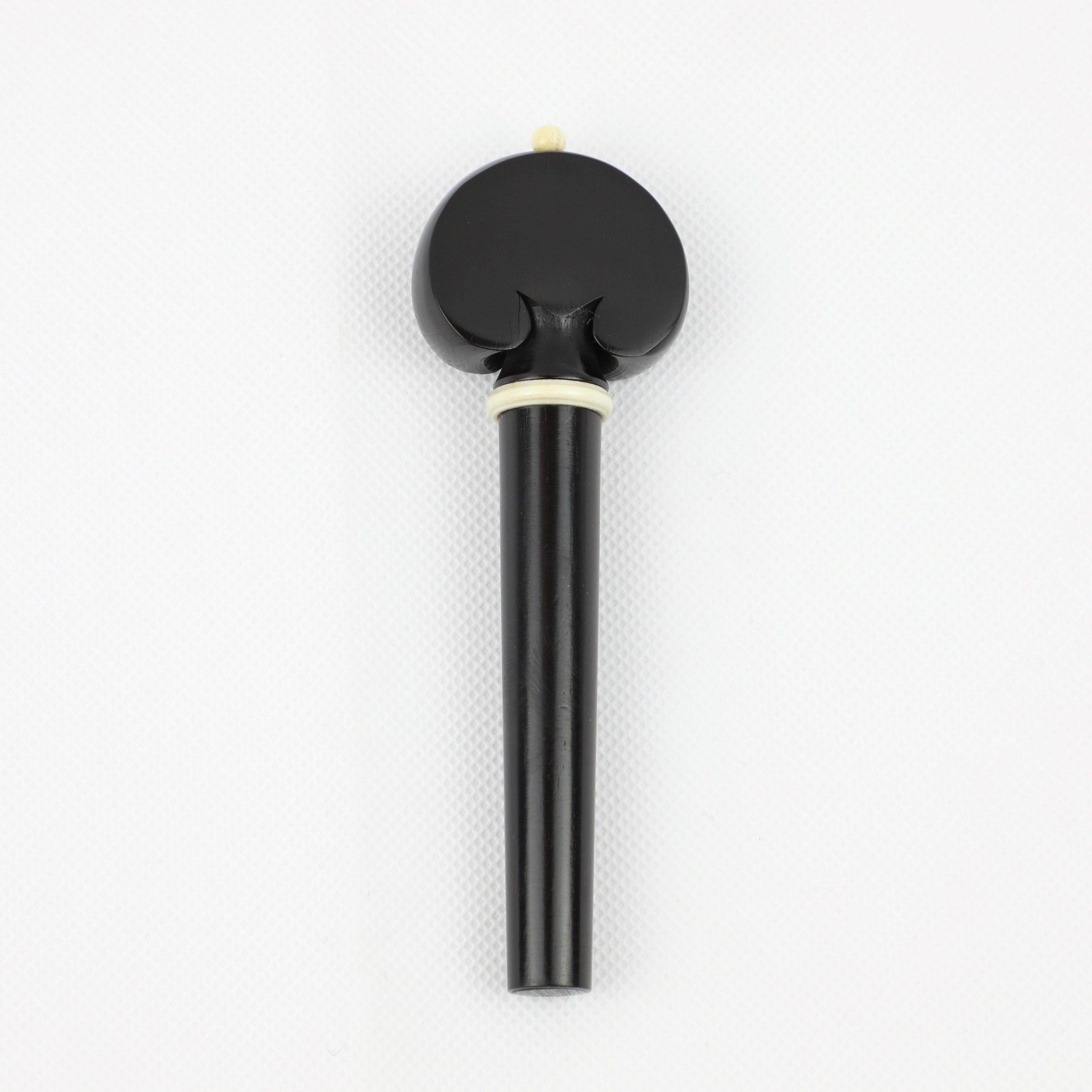 Shop | Fine Cello Peg Set – Heart Model – Ebony/White 4/4