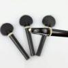 Shop | Fine Cello Peg Set – Heart Model – Ebony/White 4/4