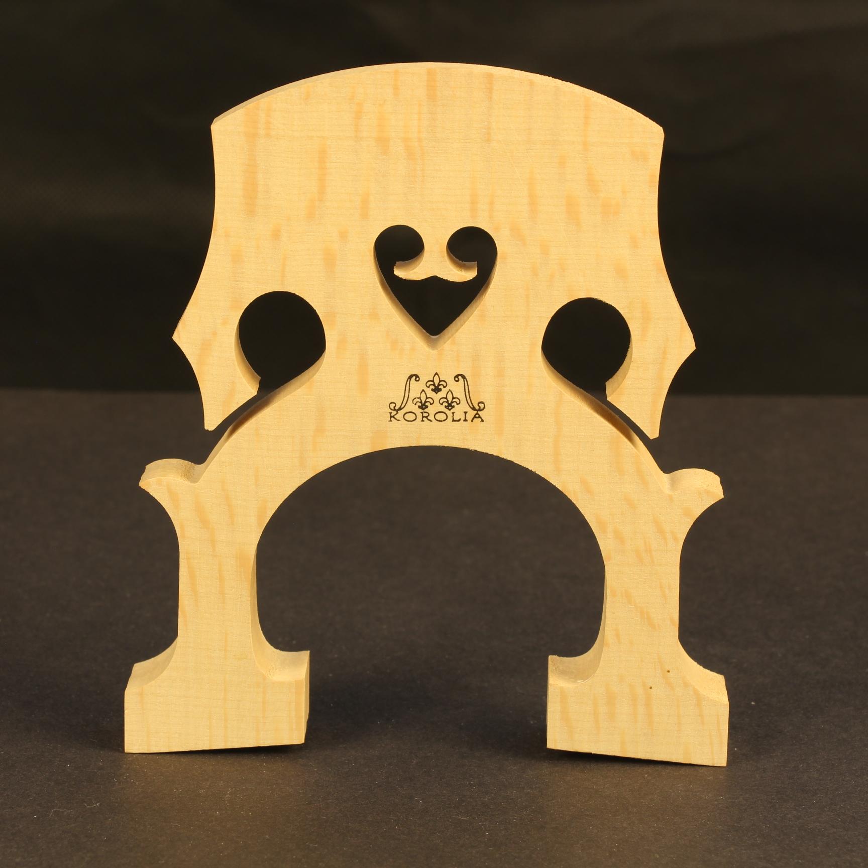 Korolia Cello Bridge - French - Grandiose - 4/4 92mm - Image 1