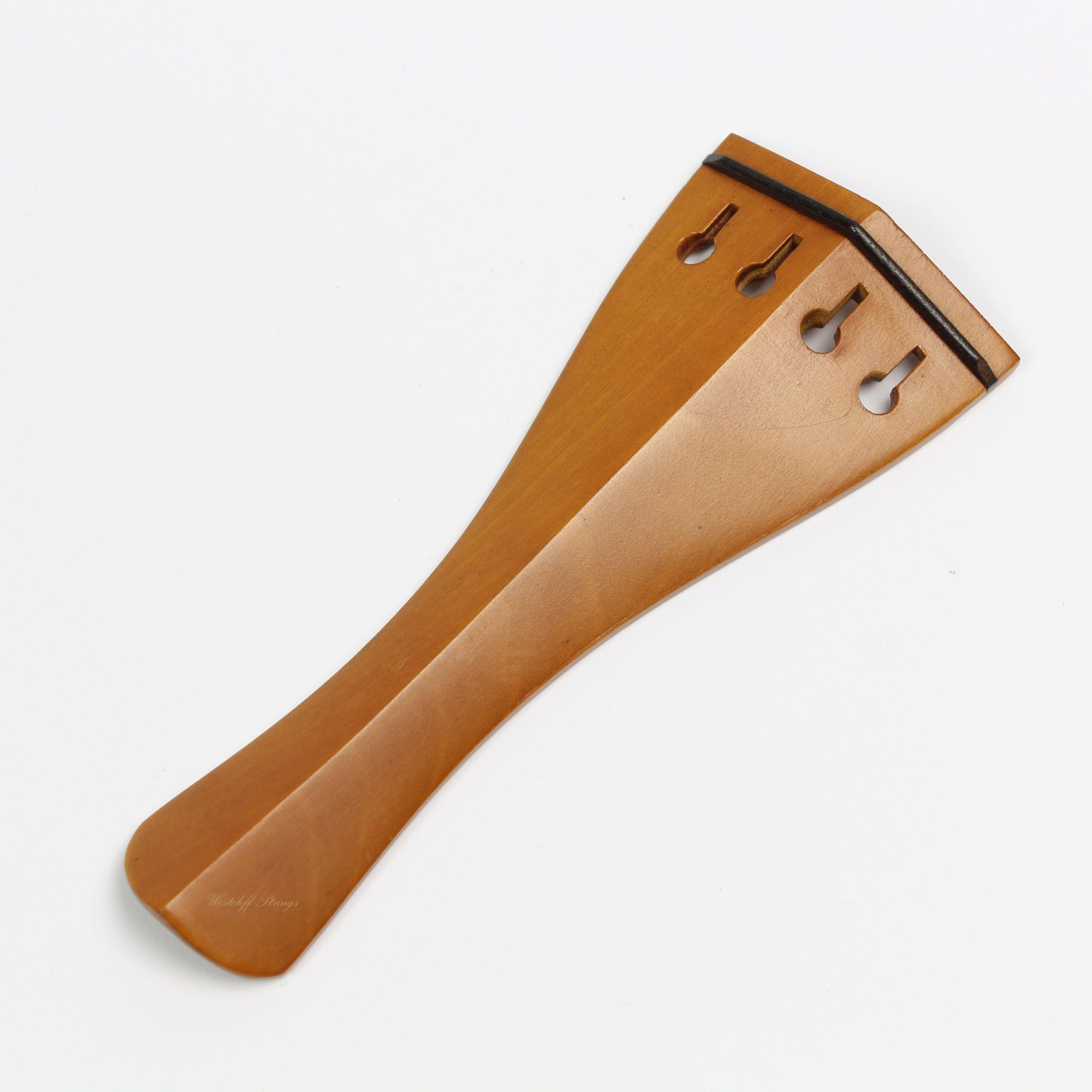 Shop | Violin Tailpiece - Hill Model - Boxwood & Ebony Trim 10.8cm