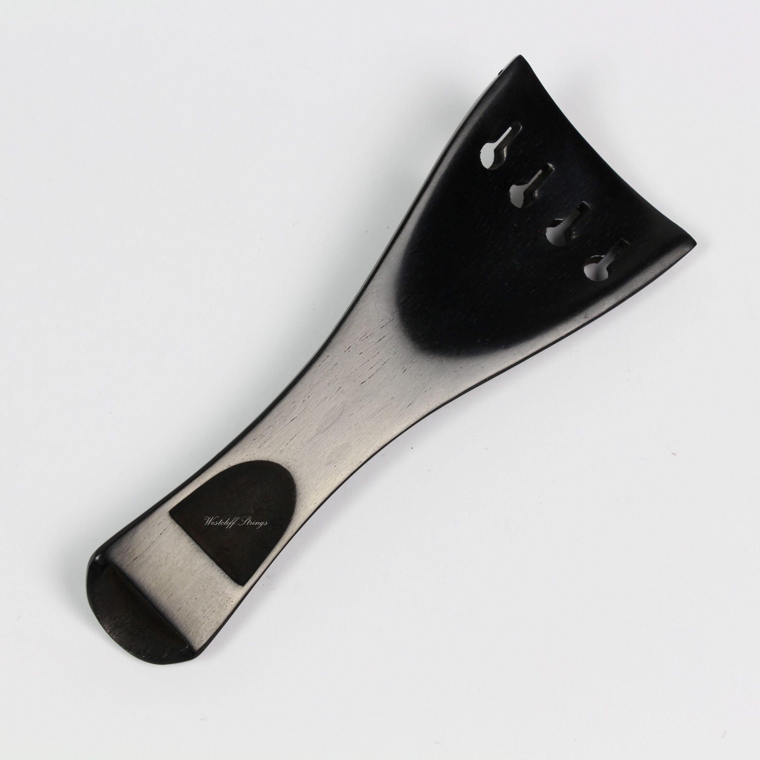 Shop | Fine Hill Model Violin Tailpiece - Ebony & Brass Trim