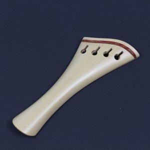 Tailpiece White Boxwood - Harp Model  with Red trim 10.8cm