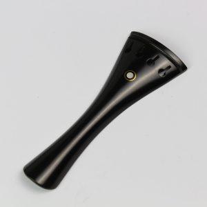 Violin Tailpiece - French Model - Ebony Parisienne Eye Inlay 11.5cm