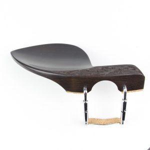 Violin Chinrest - Guarneri Carved - Ebony