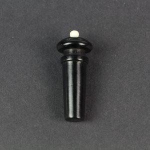 Endpin Ebony with White Ball/Pip Violin