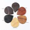 Set of exotic woods plectrums/picks