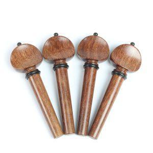 Peg Set Tamarind Wood - Swiss Model with Ebony trim Violin