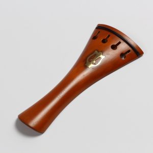 Tailpiece Boxwood - Ebony Trim Lyre Inlay Violin 10.8cm - Graded