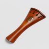 Tailpiece Boxwood - Ebony Trim Lyre Inlay Violin 10.8cm - Thumbnail Image 1