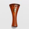 Tailpiece Boxwood - Ebony Trim Lyre Inlay Violin 10.8cm - Thumbnail Image 3