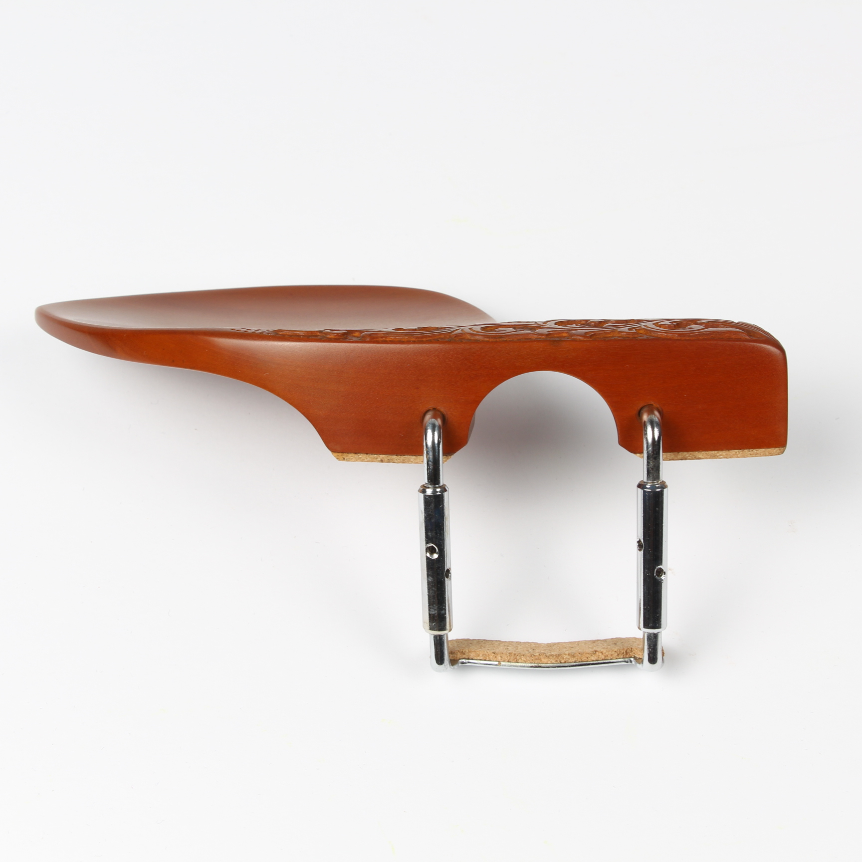 Violin Chinrest Guarneri Boxwood Carved - Image 1