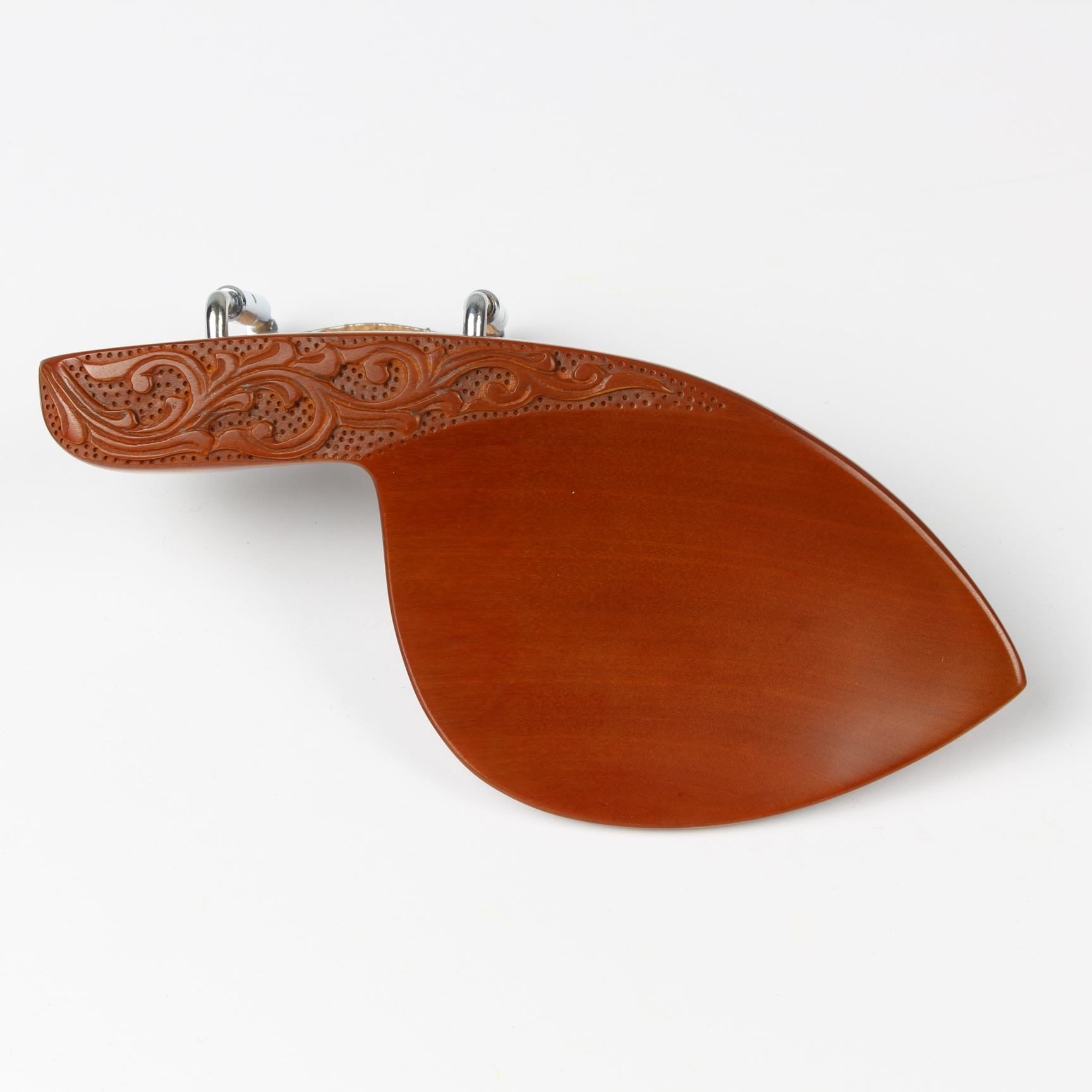 Violin Chinrest Guarneri Boxwood Carved - Image 2