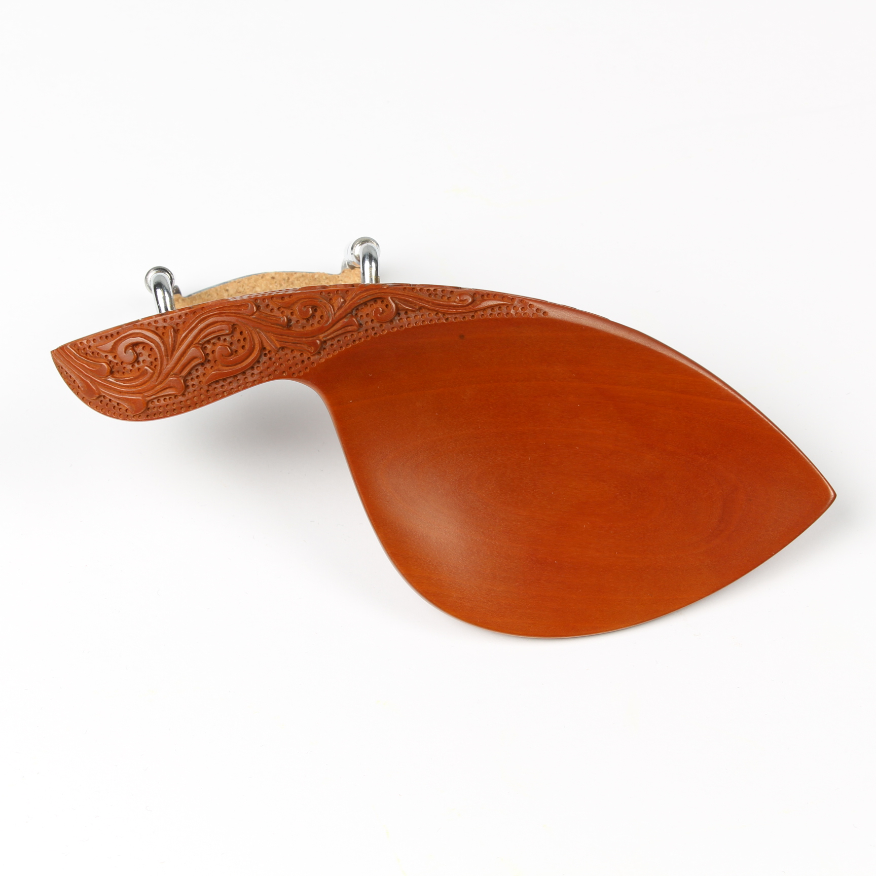 Violin Chinrest Italian Boxwood Carved - Image 4