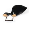 Violin Chinrest Italian Ebony Carved - Medium Height - Thumbnail Image 5