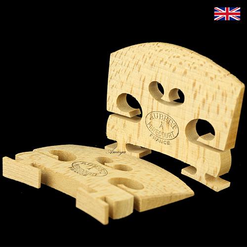 Aubert Violin Bridge 4/4 Fitted Made in France Adjustable Feet