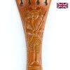 Carved Tailpiece Boxwood Model 7 - 4/4