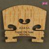 Barsa Violin Bridge Super DeLuxe 41.5 Medium
