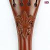 Carved Tailpiece Boxwood Fleur de Lys Model 4/4