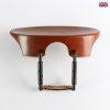 Shop | Violin Chinrest - New Flesch Model in Boxwood & Black Clamps