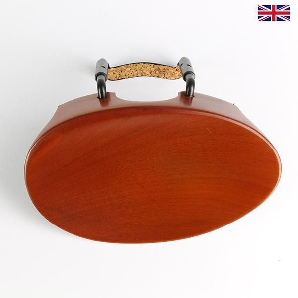 Shop | Violin Chinrest - New Flesch Model in Boxwood & Black Clamps