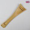 Carved Tailpiece White Boxwood Fleur de Lys Long- Cello
