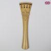 Carved Tailpiece White Boxwood Fleur de Lys - Cello