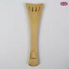Carved Tailpiece White Boxwood Fleur de Lys - Cello