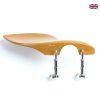 Chinrest Boxwood - Delphin Lite -Violin, Semi-Hill Clamp