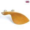 Chinrest Boxwood - Delphin Lite -Violin, Semi-Hill Clamp