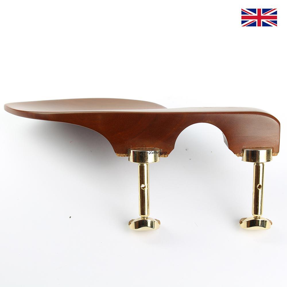 Chinrest Boxwood - Guarneri Model - Violin Gold Hill Clamp