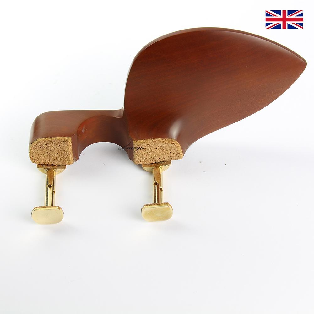 Chinrest Boxwood - Guarneri Model - Violin Gold Hill Clamp