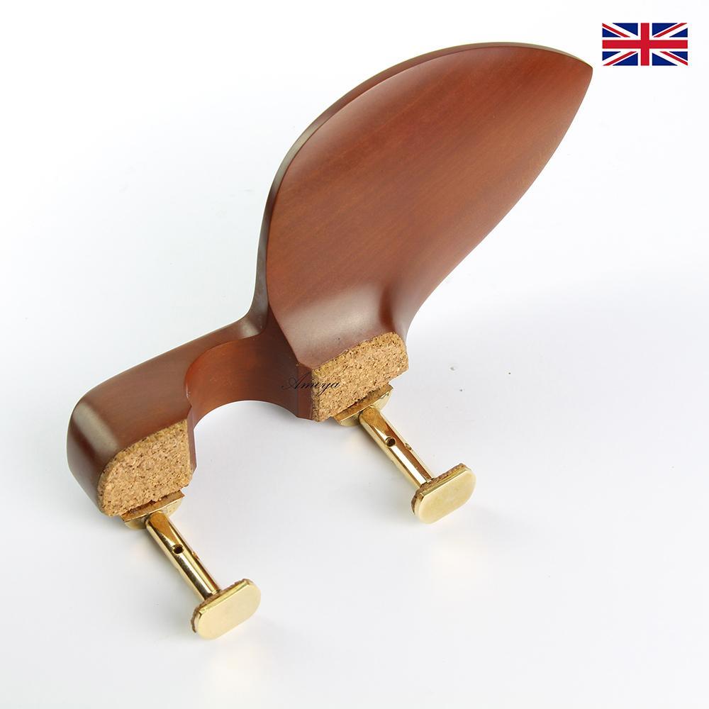Chinrest Boxwood - Guarneri Model - Violin Gold Hill Clamp