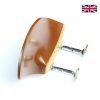Chinrest Boxwood - Teka Model - Violin Chrome Hill Clamp