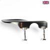 Chinrest Ebony - Guarneri Model - Violin Chrome Hill Clamp