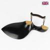 Sleek & Ultralight | The Delphin Lite Model Violin Chinrest in Ebony