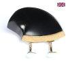 Chinrest Ebony Wood - Teka Model - Violin Chrome Hill Clamp