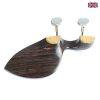 Chinrest Rosewood - Delphin Lite -Violin, Semi-Hill Clamp