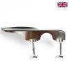 Chinrest Rosewood - Guarneri Model - Violin Chrome Hill Clamp