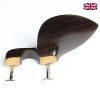 Chinrest Rosewood - Guarneri Model - Violin Chrome Hill Clamp