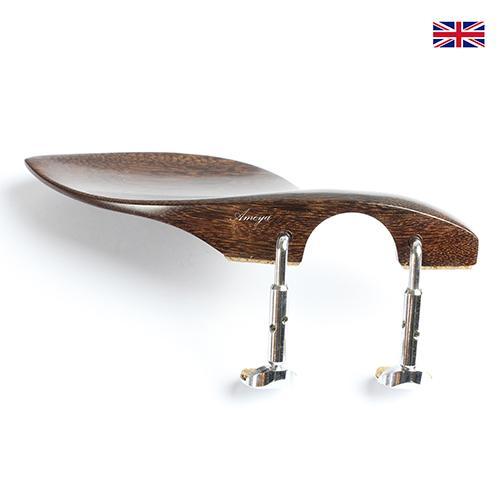 Chinrest Tamarind wood - Delphin Lite -Violin, Semi-Hill Clamp