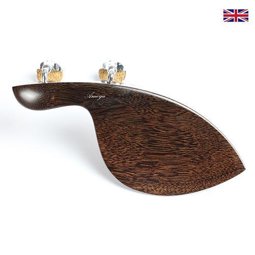 Chinrest Tamarind wood - Delphin Lite -Violin, Semi-Hill Clamp