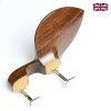 Chinrest Tamarind Guarneri Model - Violin with Chrome Hill Clamp