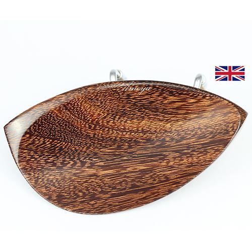 Chinrest Tamarind Wood - Teka Model - Violin