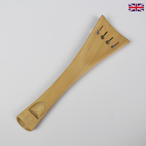 Carved Tailpiece White Boxwood St Cecile - Cello