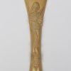 Carved Tailpiece White Boxwood St Cecile - Cello