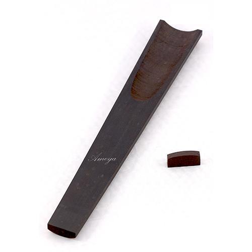 Finest Quality Ebony Violin Fingerboard 4/4 and Ebony Violin Nut