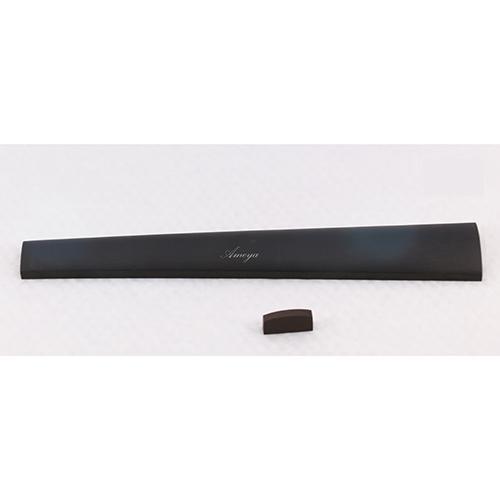 Finest Quality Ebony Violin Fingerboard 4/4 and Ebony Violin Nut